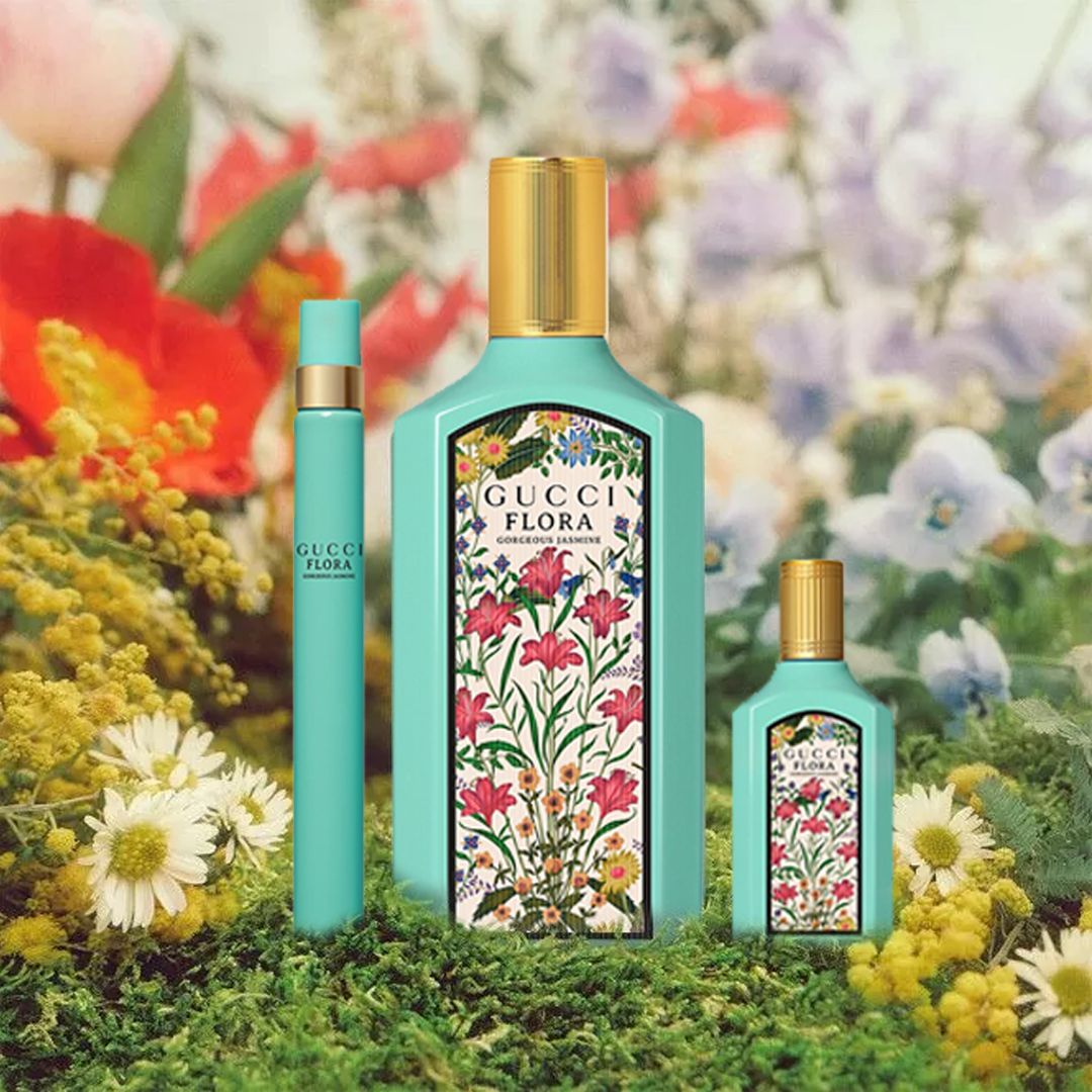 Gucci Flora Gorgeous Jasmine Eau de Parfum for Women Gift Set (EDP 100ml + Mini 10ml + Mini 5ml)