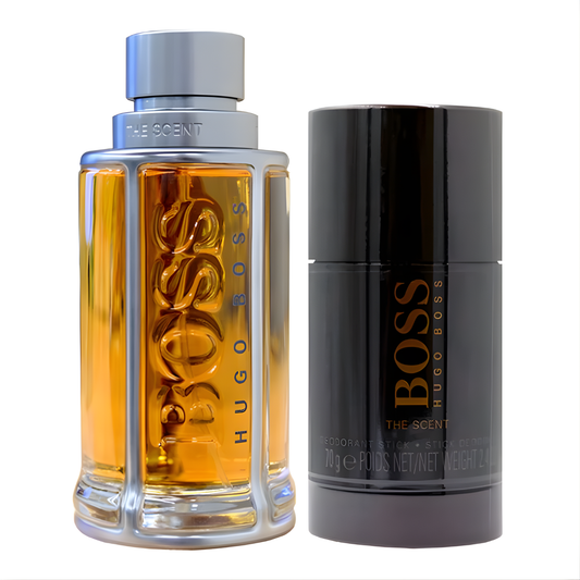 Boss The Scent ماء تواليت 100 مل مجموعة حصرية للسفر قطعتين