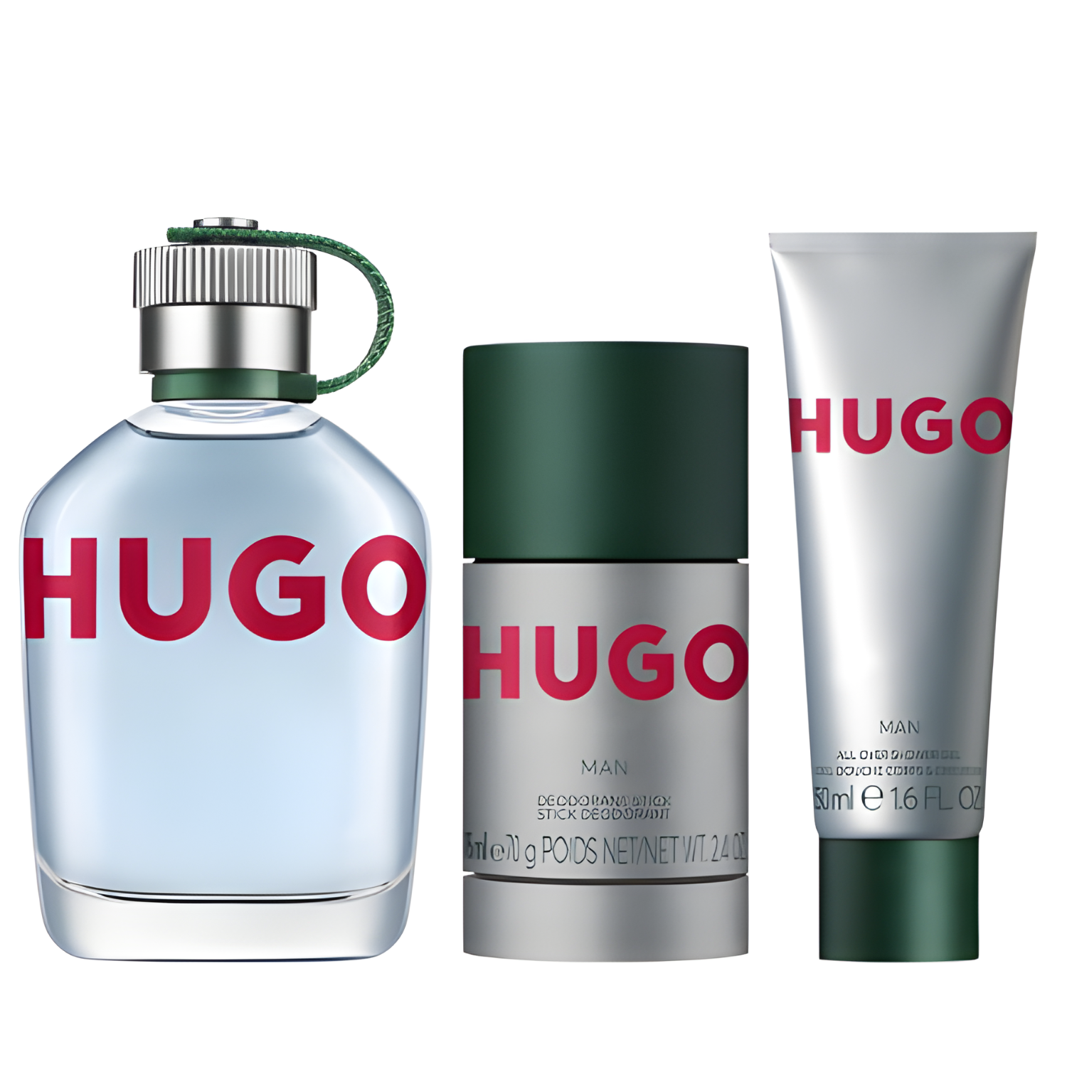 Boss Hugo Green Eau de Toilette  125Ml 3Pcs Set