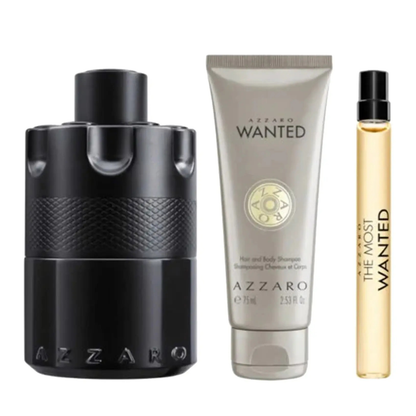 Azzaro The Most Wanted Eau de Parfum Intense 100ml+10ml+75ml 3Pcs Set