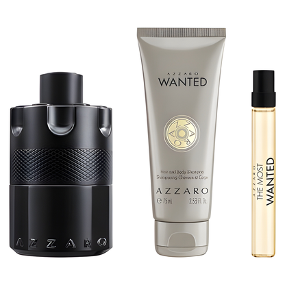 Azzaro Wanted Tonic for Men Eau de Toilette 100ml 3Pcs Set