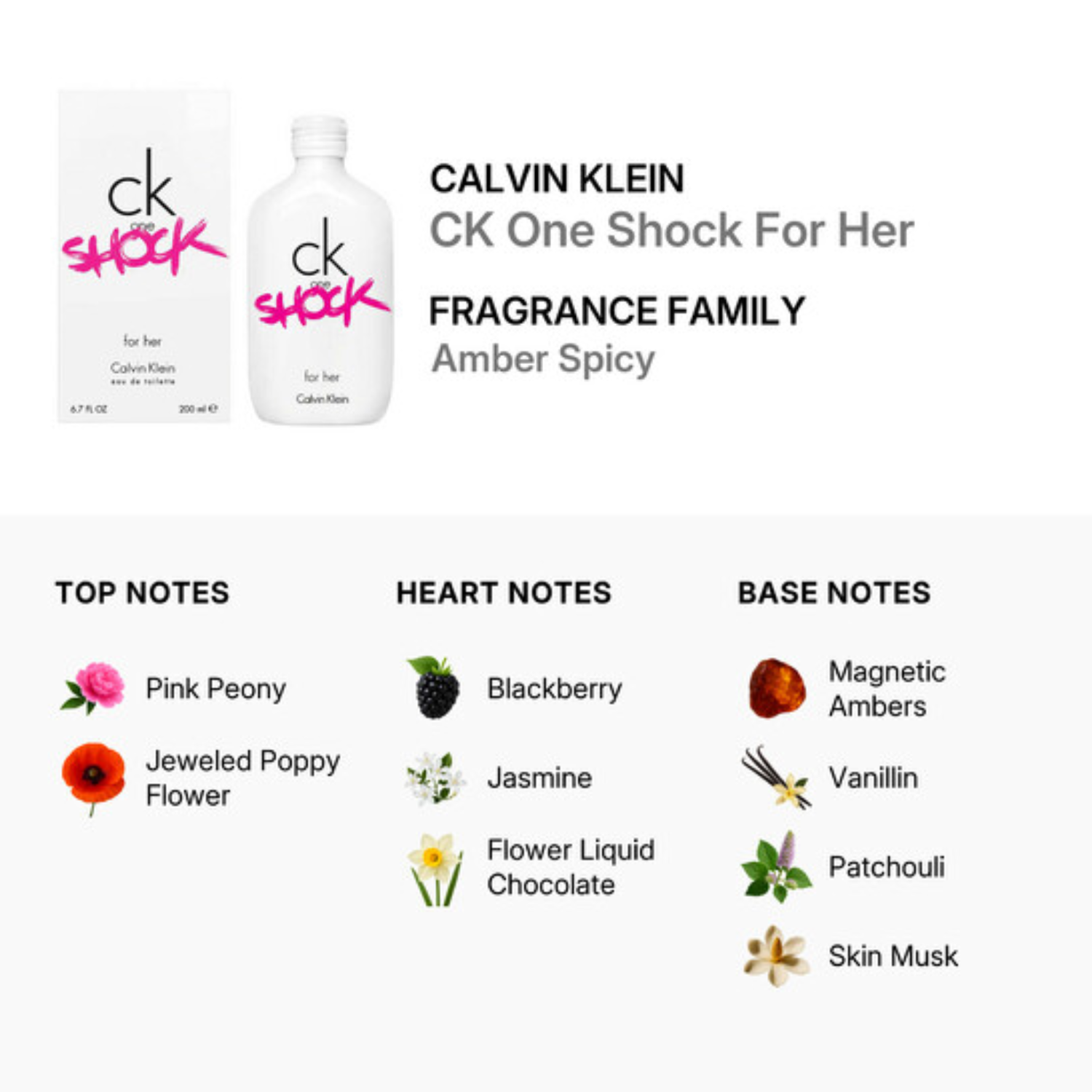 Calvin Klein One Shock For Her Eau De Toilette 200Ml