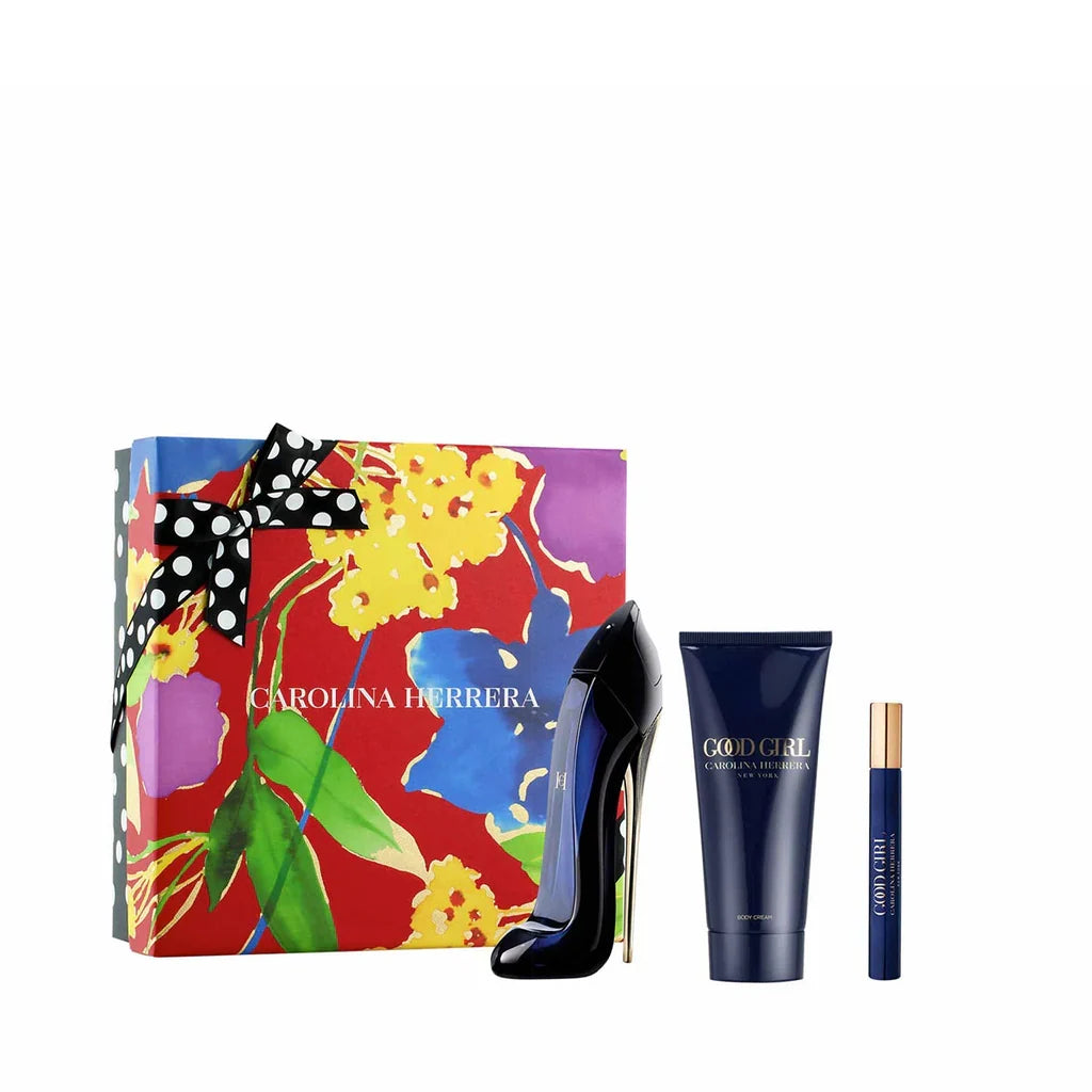 Carolina Herrera Good Girl Eau de Parfum for Women Gift Set (EDP 80ml + Mini 10ml + Body Lotion 100ml)