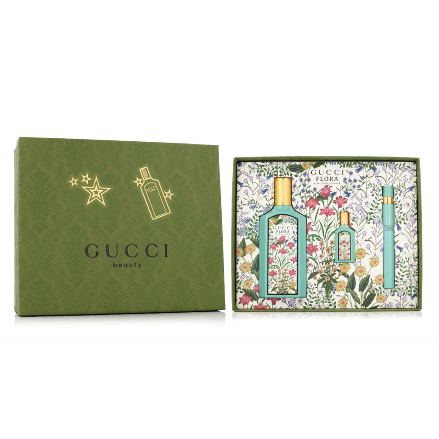 Gucci Flora Gorgeous Jasmine for Women Set EDP 100ml + EDP 10ml + EDP 5ml