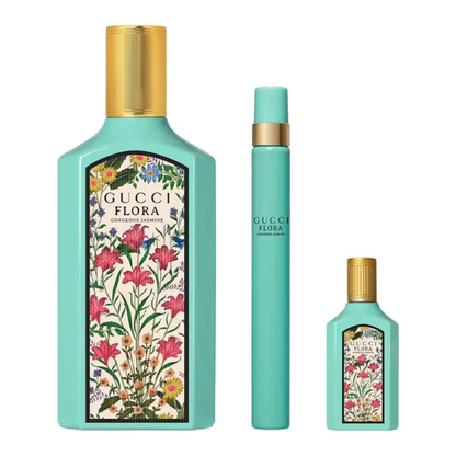 Gucci Flora Gorgeous Jasmine for Women Set Eau de Parfum 100ml + Eau de Parfum 10ml + Eau de Parfum 5ml