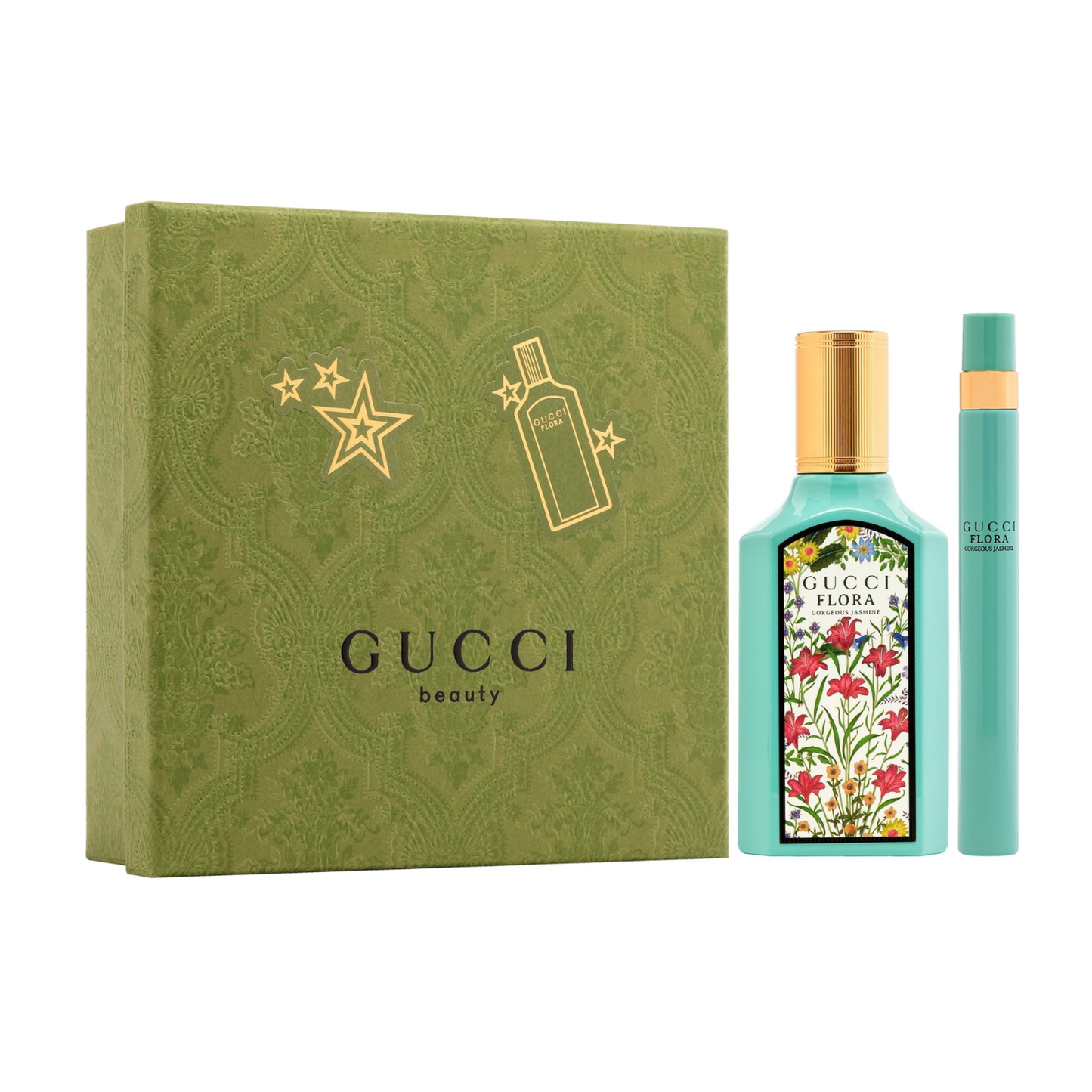 Gucci Ladies Flora Gorgeous Jasmine Gift Set Fragrances