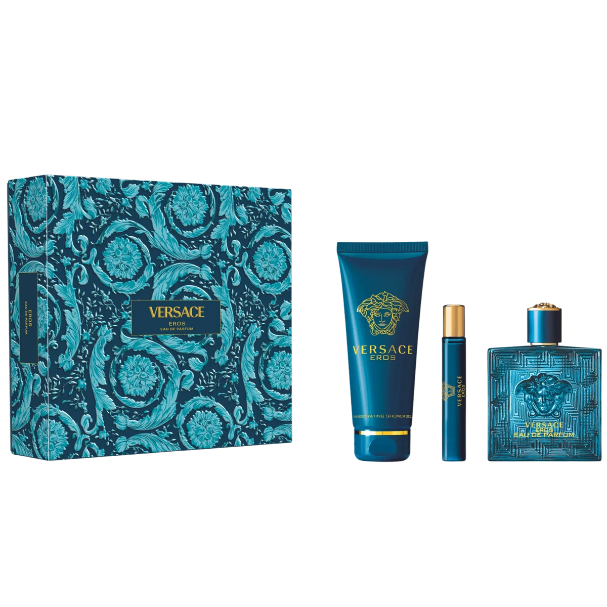 Versace Eros Eau de Parfum for Men 100ml Gift Set