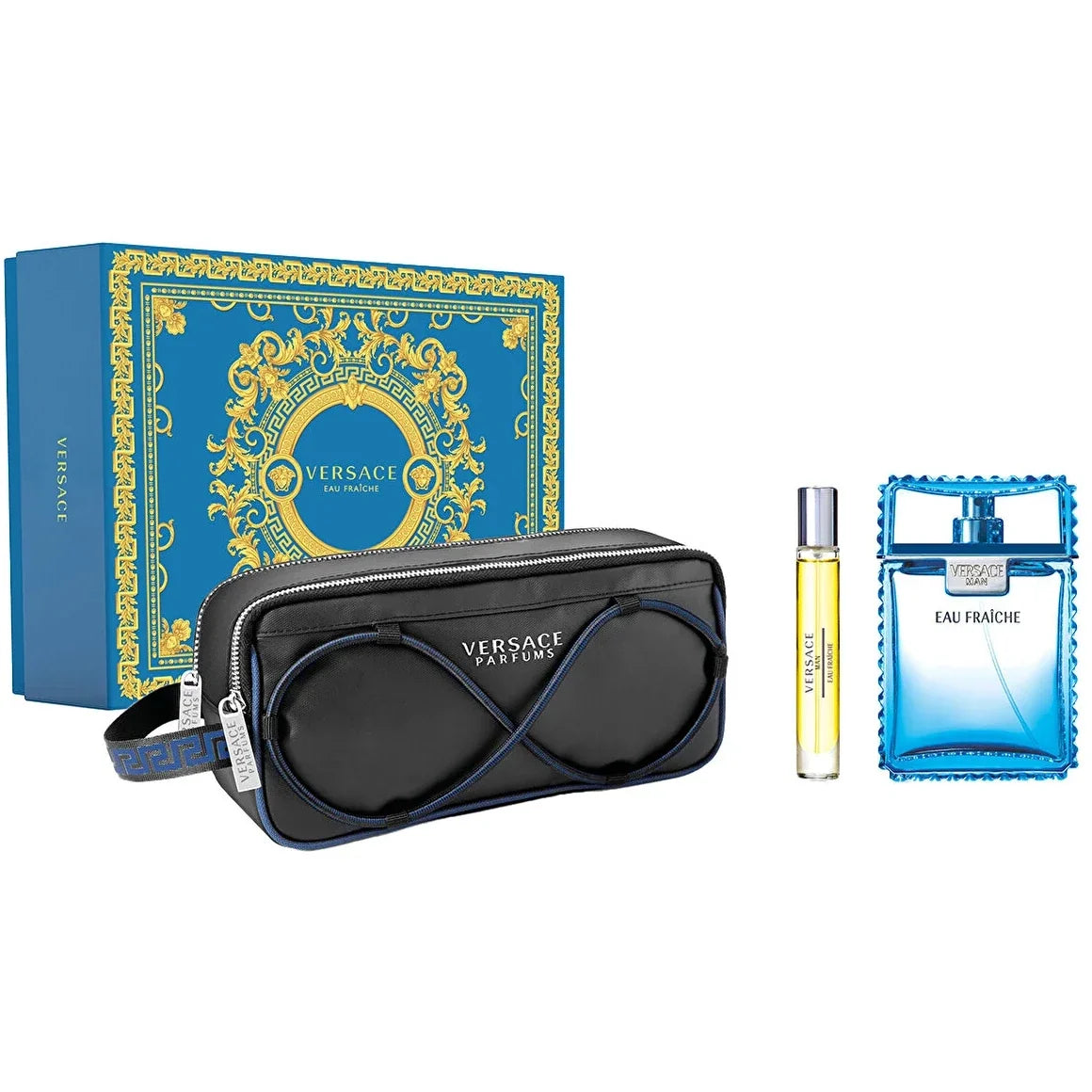 Versace Man Eau Fraiche Eau de Toilette for Men 100ml Gift Set