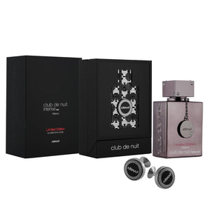 Armaf Club de Nuit Intense Man Limited Edition Parfum Gift Set (Parfum 105ml + Cufflinks, 2026 Edition)