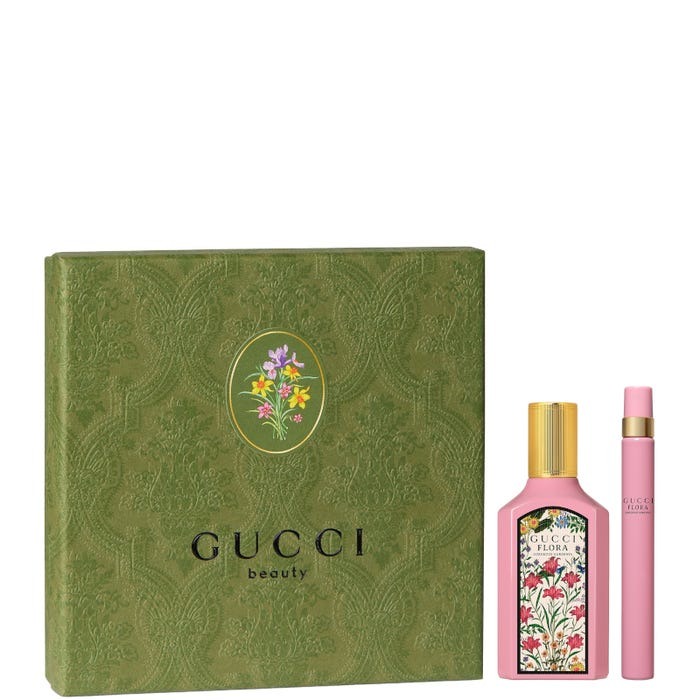 Gucci Flora Gorgeous Gardenia Eau de Parfum for Women Gift Set (EDP 50ml + Pen Spray 10ml)