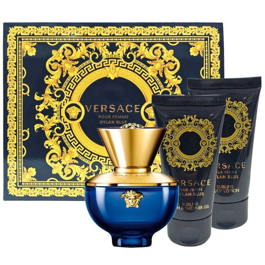 Versace Dylan Blue Pour Femme Eau de Parfum for Women 50ml Gift Set