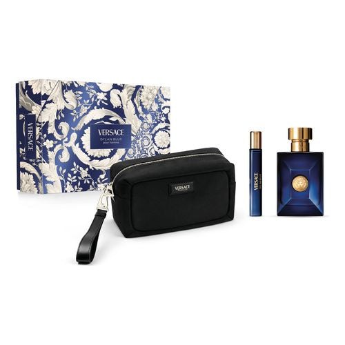 Versace Dylan Blue Pour Homme Eau de Toilette for Men 100ml Gift Set